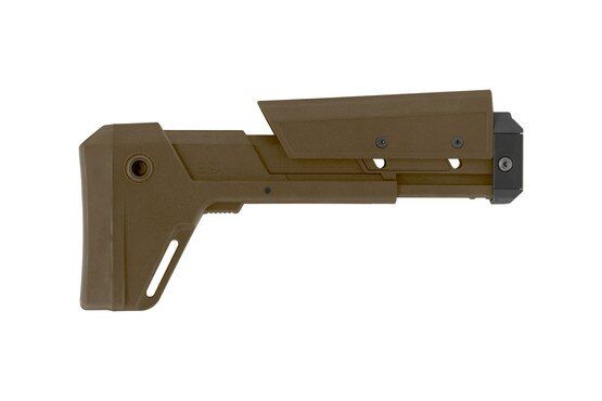 B5 Systems Modular Picatinny Stock has a cushioned buttpad for comfort